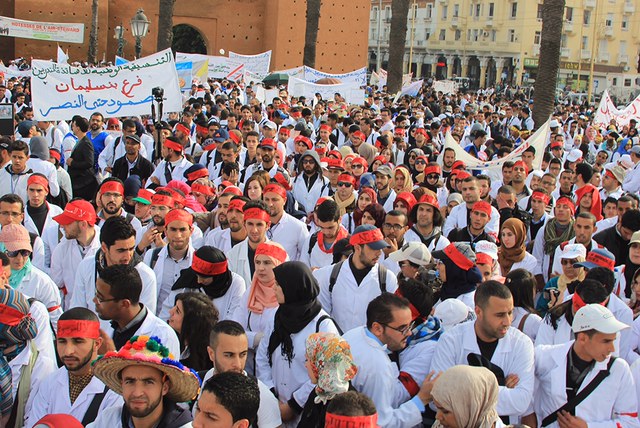 الأساتذة المتدربون في المغرب يخوضون إضرابا عن الطعام