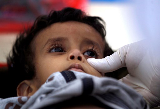 789 حالة وفاة والاشتباه بمئة ألف إصابة بالكوليرا في اليمن