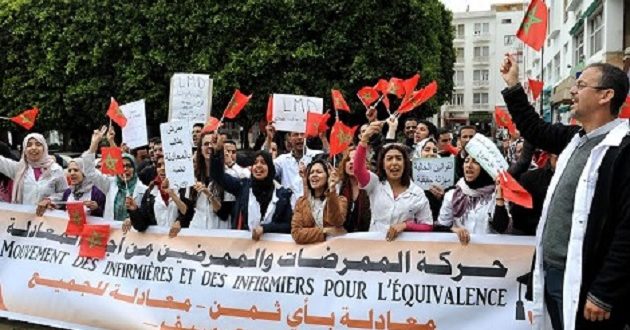 الممرضون المغاربة يخوضون إضرابا وطنيا مدة 3 أيام