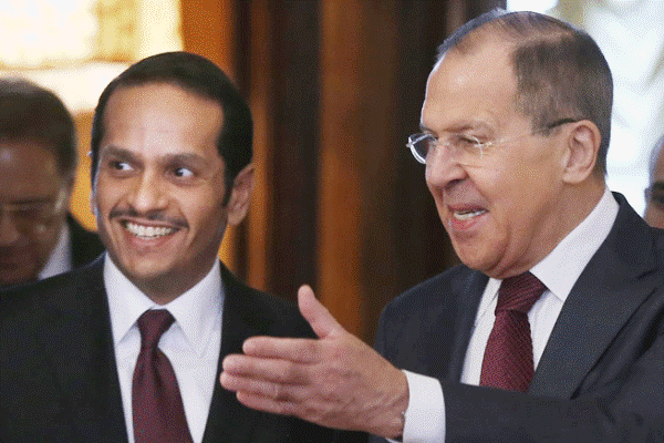 بوتين لن يستقبل وزير خارجية قطر