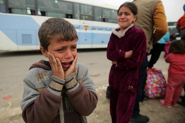 اليونيسف: 100 ألف طفل مهددون بالموت في الموصل