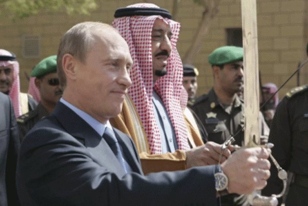 قطر في محادثة هاتفية لبوتين مع الملك سلمان