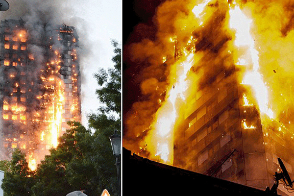 البرج اللندني المنكوب: محاكاة جحيم 11 سبتمبر 2001