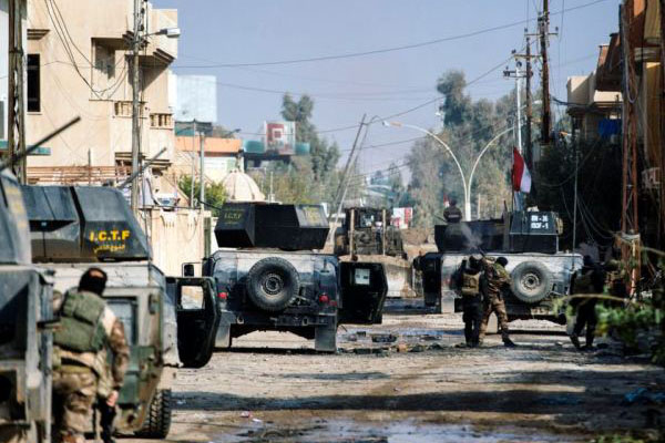 محاصرة 200 داعشي برقعة ضيقة في الموصل القديمة