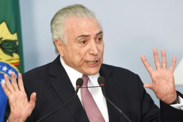 الرئيس البرازيلي: اتهامات الفساد الموجّهة إليّ أوهام