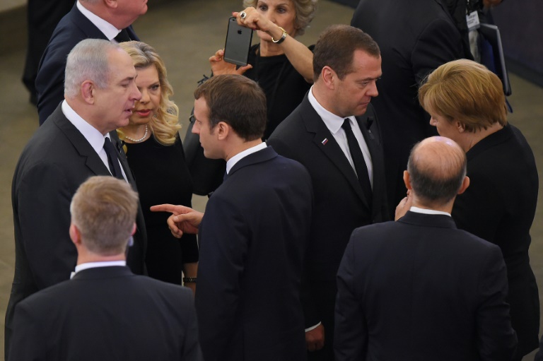 نتانياهو في باريس لاحياء ذكرى حملة فيل ديف مع ماكرون