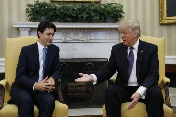 رئيس كندا يلتف على ترمب ويلتقي حكام الولايات