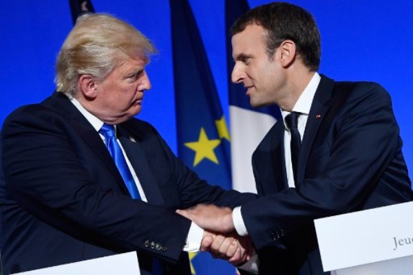 ترمب: العلاقات مع فرنسا راسخة