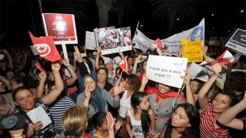 هيومن رايتس ووتش تشيد باقرار قانون العنف ضد النساء في تونس