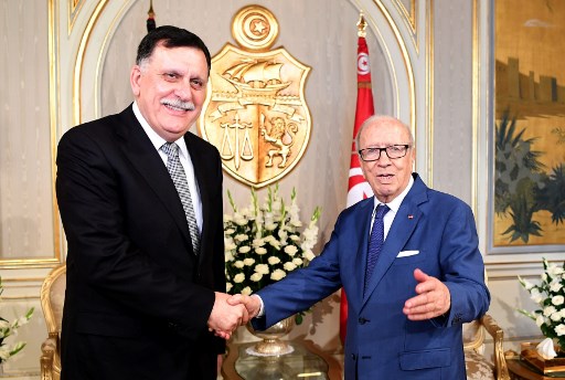 السراج يؤكد من تونس ان لا بديل عن الاتفاق السياسي في ليبيا