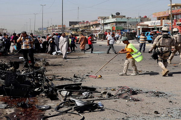 الامم المتحدة تعلن أعداد ضحايا الارهاب في العراق في يوليو