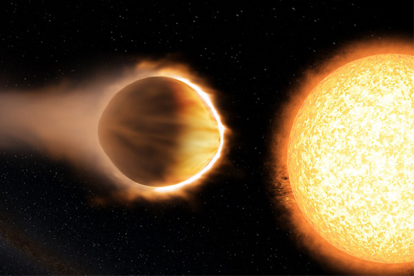 اكتشاف كوكب عملاق حرارته تصهر الحديد