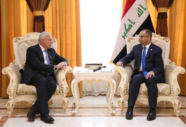 العراق يؤكد للمالكي تمسكه بدعم القضية الفلسطينية