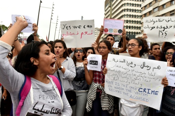 اعتصام في المغرب تنديدًا بالعنف الجنسي ضد النساء