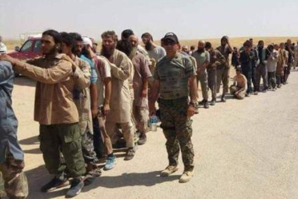 عشرات الدواعش يسلمون أنفسهم لقوات البيشمركة الكردية