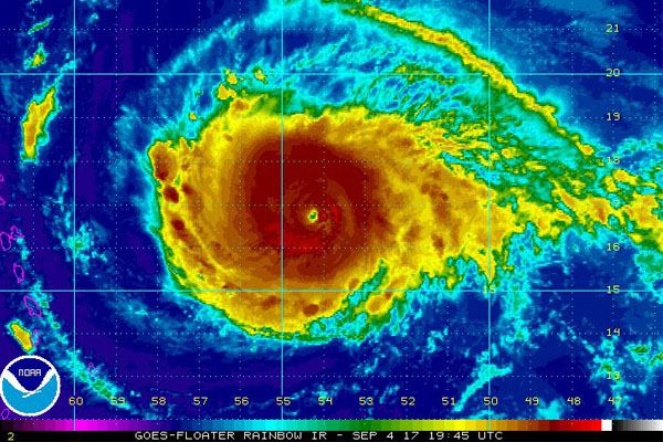إعصار «إرما» يهدد جزر الكاريبي وفلوريدا