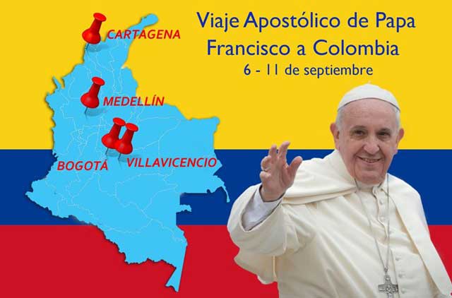 البابا فرنسيس يزور كولومبيا للدعوة إلى المصالحة