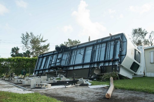 الاعصار إيرما دمر ربع المنازل في جزر فلوريدا كيز