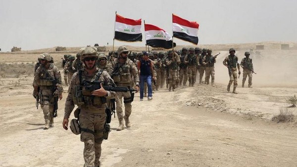العبوات الناسفة تعيق تقدم القوات العراقية في قضاء عنه بغرب العراق