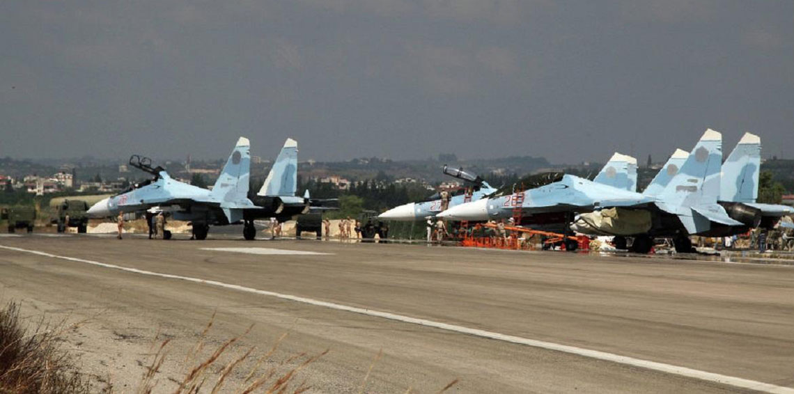 هجمات لطائرات مسيرة على قواعد روسية في سوريا دون اصابات