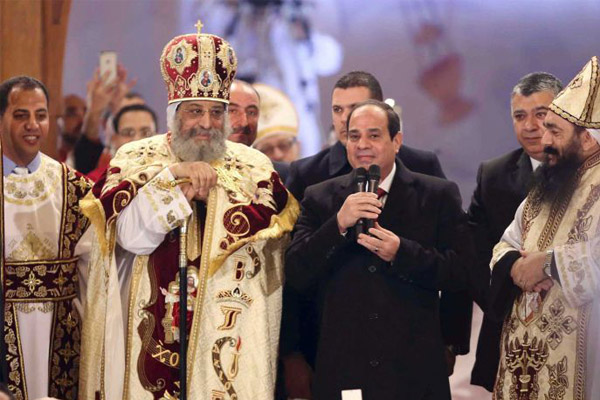 أقباط مصر يحتفلون بثلاث مناسبات في الكاتدرائية الجديدة