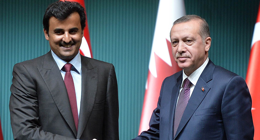 امير قطر في تركيا للتباحث مع أردوغان