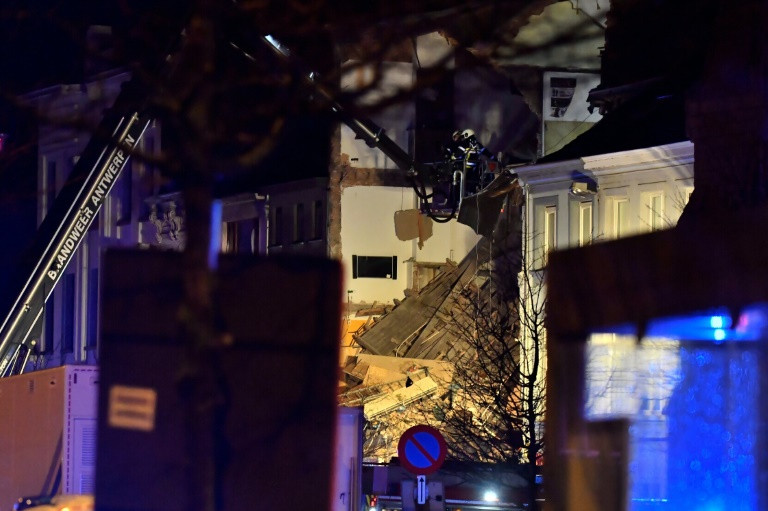 خمسة جرحى بانهيار مبنى ناجم من انفجار غاز في بلجيكا