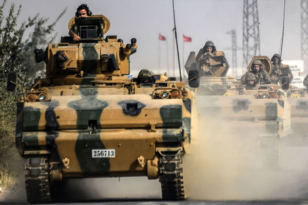 اردوغان يعلن انطلاق هجوم عفرين 