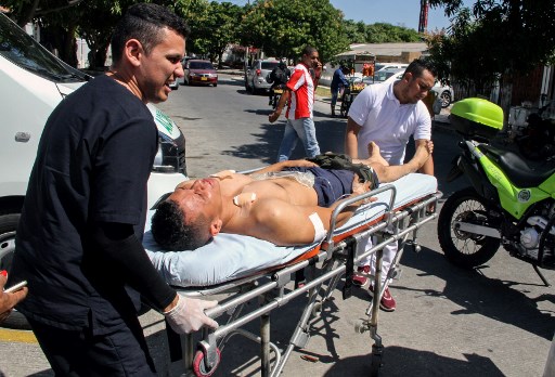 مقتل خمسة رجال شرطة كولومبيين بعد استهداف مركزهم بقنبلة