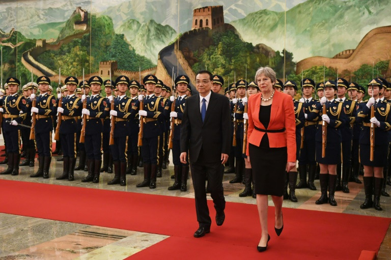 تيريزا ماي في الصين من أجل تعزيز العلاقات التجارية بعد بريكست