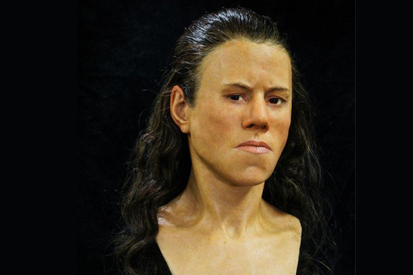 إعادة بناء وجه مراهقة عمرها 9 آلاف عام