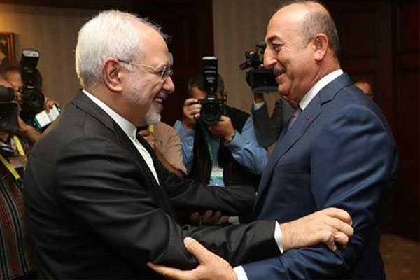 وزير خارجية تركيا يحادث روحاني وظريف