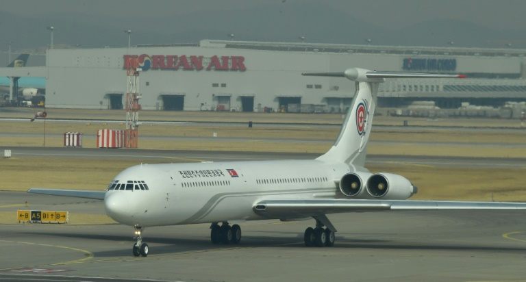 هبوط الطائرة التي تقل أخت زعيم كوريا الشمالية في كوريا الجنوبية