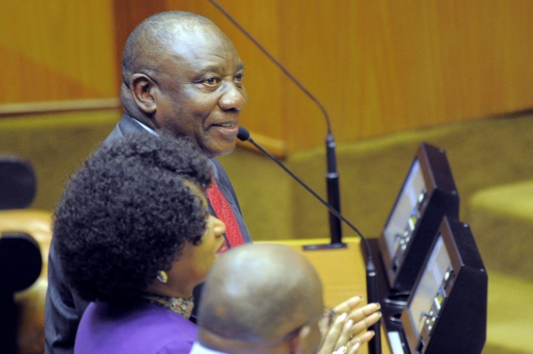 برلمان جنوب أفريقيا ينتخب سيريل رامافوزا رئيسًا للبلاد