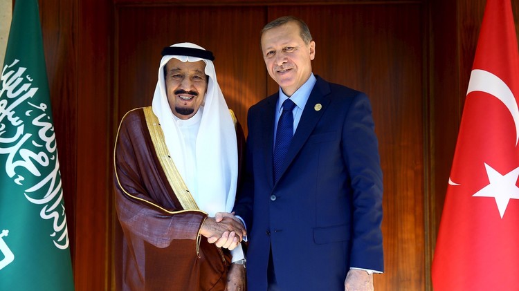 خادم الحرمين يتلقى اتصالاً هاتفياً من الرئيس التركي