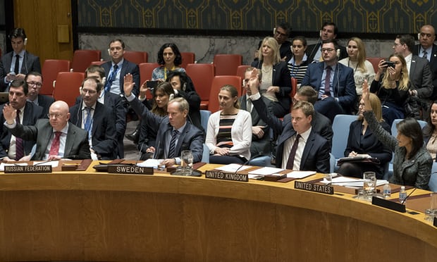 جانب من جلسة مجلس الأمن يوم الاثنين