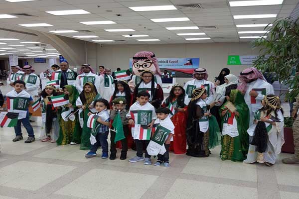 مطارات السعودية تحتفي باليوم الوطني الكويتي