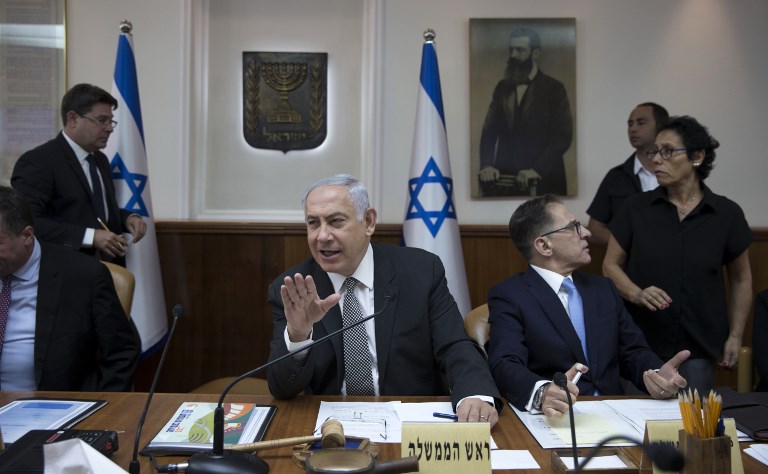 الحكومة الاسرائيلية تعلن التوصل الى اتفاق ينهي ازمة الائتلاف