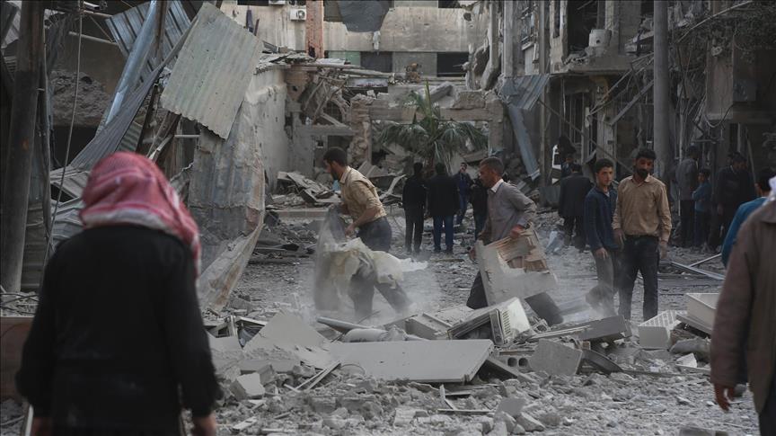 مقتل 29 في قصف على مدينة دوما السورية