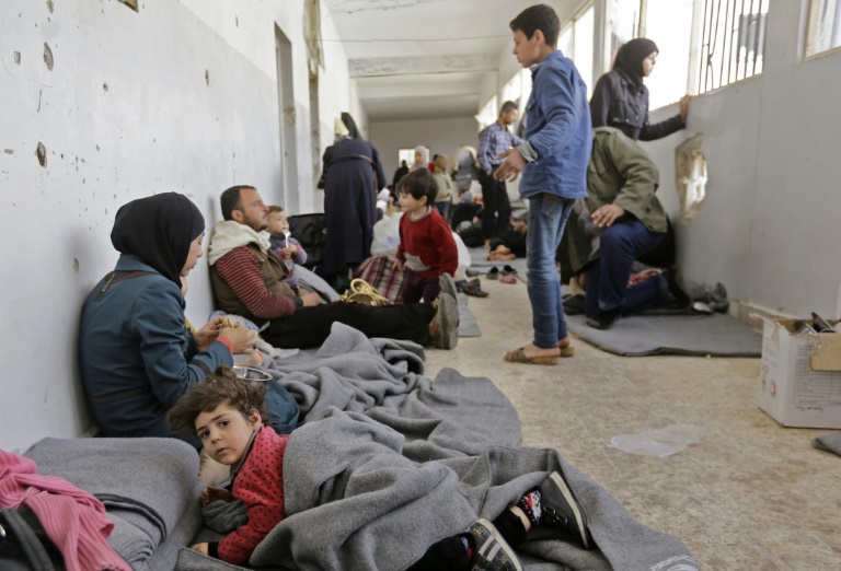 الأمم المتحدة: مراكز إيواء نازحي الغوطة وضعها مأساوي