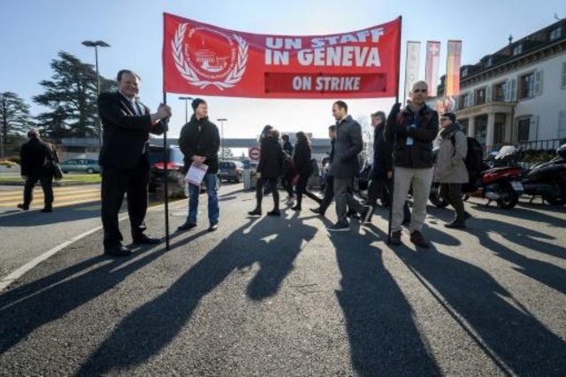 اضراب لموظفي الامم المتحدة للمرة الثانية في اسبوع