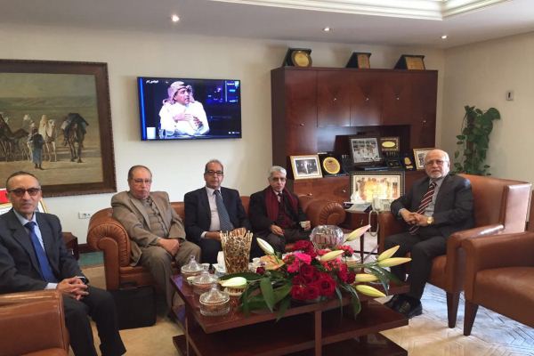السفير السعودي بالمغرب يستقبل أعضاء مركز الأندلس وحوار الحضارات
