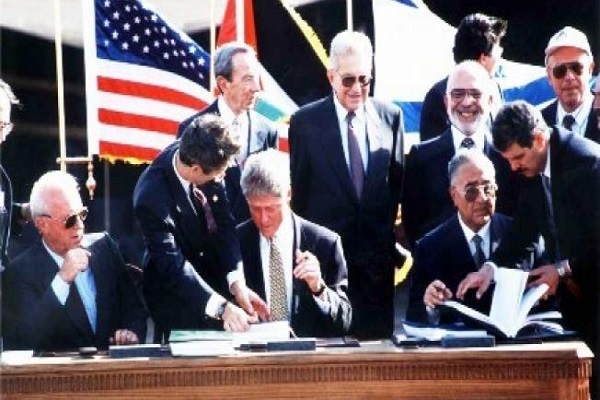 توقيع اتفاقية وادي عربة العام 1994