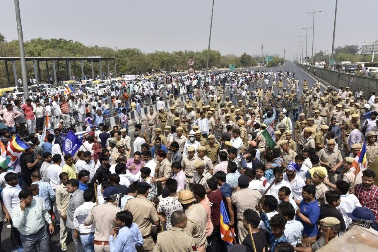 اربعة قتلى على الاقل في تظاهرات لفئة مهمشة في الهند