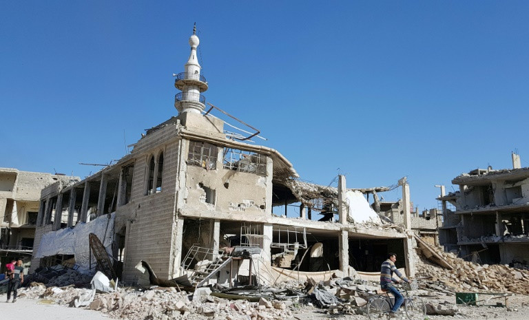 تجدد القصف الجوي على مدينة دوما في الغوطة الشرقية