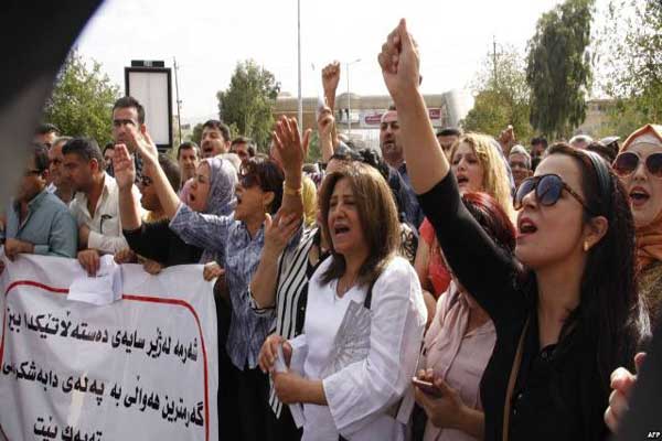 اتهام سلطات كردستان باعتداءات ضد متظاهرين وصحافيين