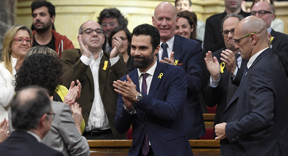 رئيس البرلمان الكاتالوني يسعى الى تجنب اجراء انتخابات جديدة