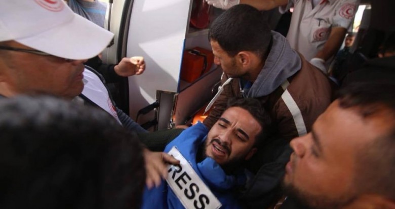 تسجيل فيديو يناقض الاتهامات الاسرائيلية للصحافيين في غزة