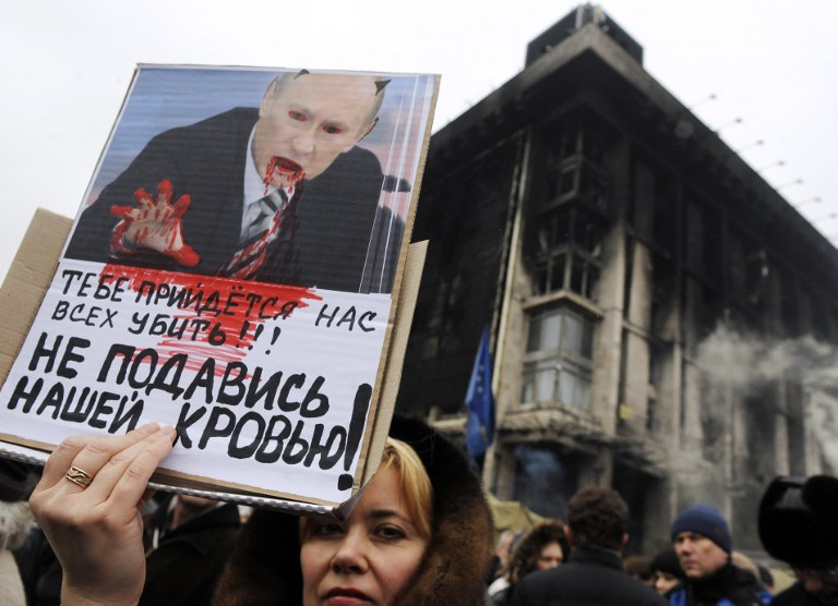اتهام مجموعات موالية للكرملين بأعمال عنف خلال تظاهرات ضد بوتين
