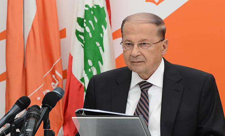الرئيس اللبناني يبدي رضاه إزاء قانون الانتخاب الجديد عشية الاقتراع